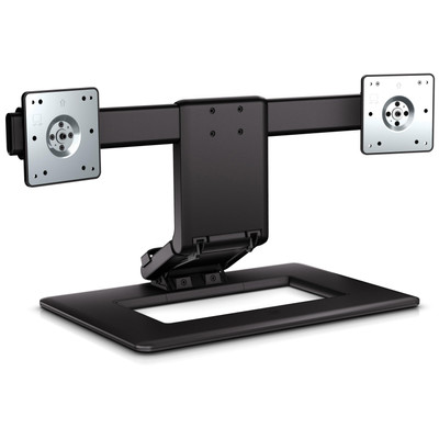 Image of Adjustable Dual Monitor Stand