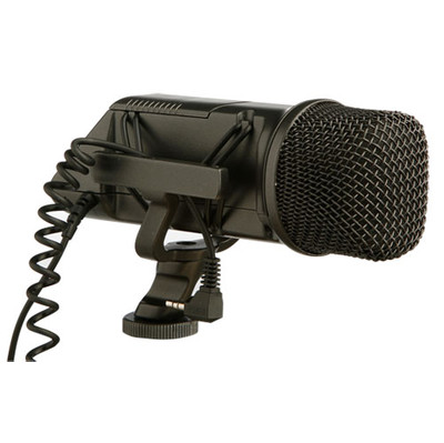 Image of RODE Microphones SMV Stereo VideoMic Cameramicrofoon Zendmethode: Direct Incl. windkap, Flitsschoenmontage