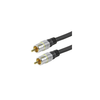 Image of Composiet Videokabel RCA Male - RCA Male 1.50 M Donkergrijs