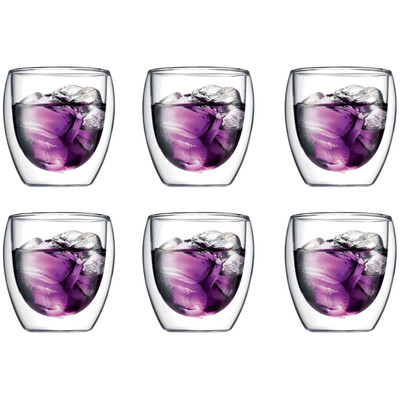 Image of Bodum Pavina dubbelwandig glas - 0,25 liter - 6 stuks