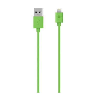 Image of Belkin Lightning USB Kabel Groen 1.2m