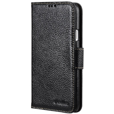 Image of Melkco Leather Wallet Samsung Galaxy Note 4 Zwart