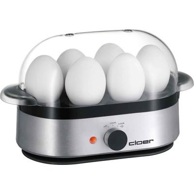 Image of 6099 alu matt - Egg boiler for 6 eggs 400W 6099 alu matt