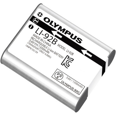 Image of Olympus Camera-accu Vervangt originele accu LI-92B 3.6 V 1350 mAh