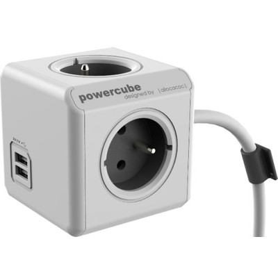 Image of Allocacoc BN3003 Powercube Extended USB (Be)