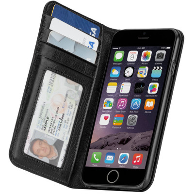 Image of Case-Mate Wallet Folio Case Apple iPhone 6/6s Zwart