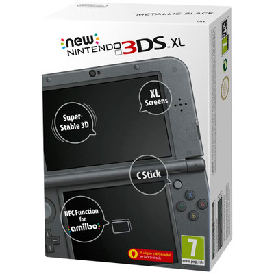 Image of NEW Nintendo 3DS XL Metallic Black