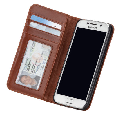Image of Case-mate Book Case Samsung Galaxy S6 Bruin