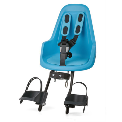 Image of Bobike Mini One Fietsstoeltje voor (blauw)