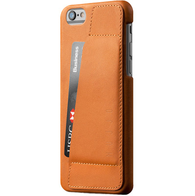 Image of Mujjo Leather Wallet Case 80° Apple iPhone 6/6s Bruin
