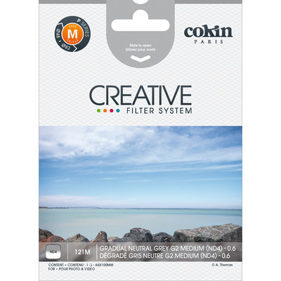 Image of Cokin Filter P121M Gradual Grey Medium ND4