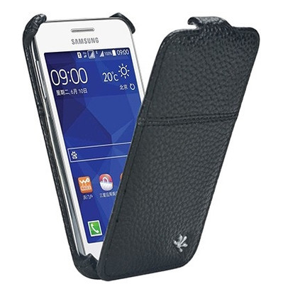 Image of Gecko Covers Samsung Galaxy Core 2 Flip Cover Zwart