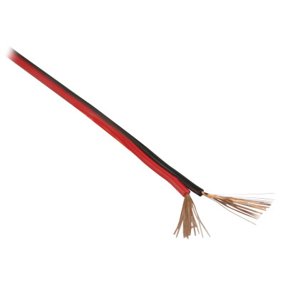 Image of Luidspreker kabel 2 x 0.75 mm² 100 m zwart/rood - Valueline