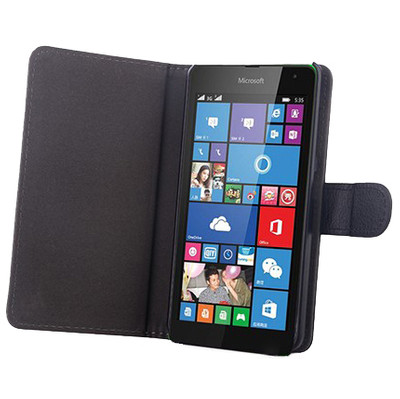 Image of Gecko Covers Microsoft Lumia 535 Slimfit Cover Zwart