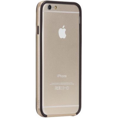 Image of Case-mate Tough Frame Bumper Case iPhone 6/6s Champagne/Zwart