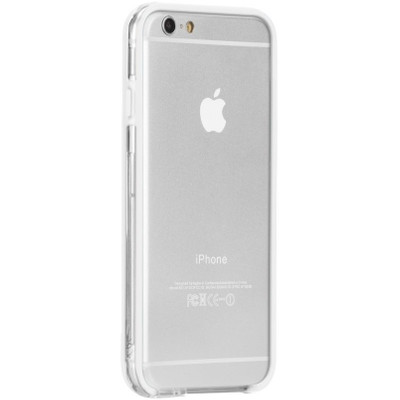 Image of Case-mate Tough Frame Bumper Case iPhone 6/6s Clear/Wit
