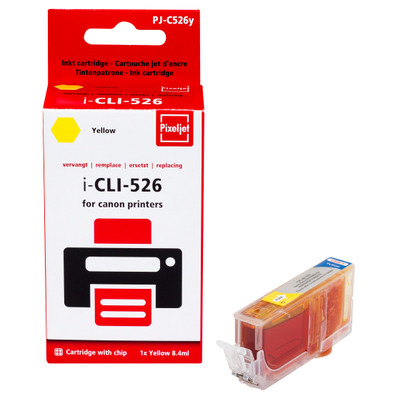 Image of Huismerk CLI-526Y Geel voor Canon printers (4543B001)