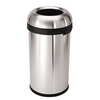 Image of Simplehuman Bullet Open Top Can 60 Liter RVS