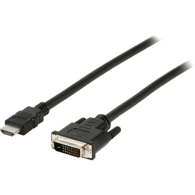 Image of HDMI - DVI kabel HDMI Connector - DVI-D 24+1-pin male 3,00 m zwart - V