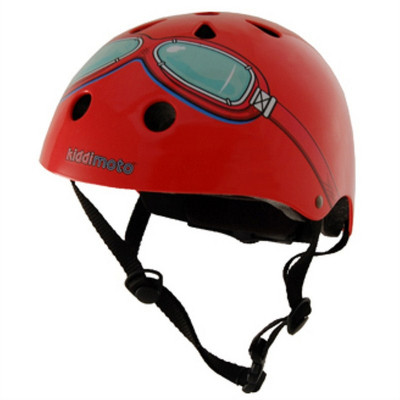 Image of Kiddimoto helm Red Goggle Medium (53 - 58 cm)