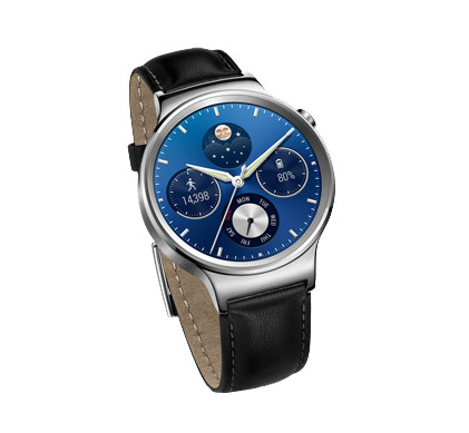 Huawei Watch Classic Black Leather Band