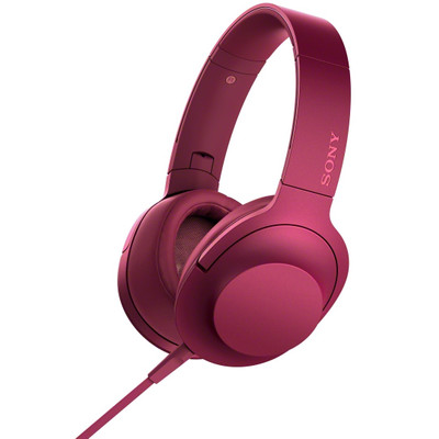 Image of Sony hoort op MDR-100AAP On Ear Koptelefoon Vouwbaar, High Resolution Audio, Headset Roze
