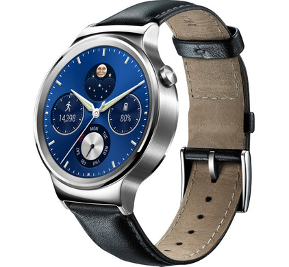 Huawei Watch Classic Black Leather Band - PDAshop.nl