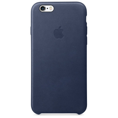 Image of Apple Case voor iPhone 6s, Leder (donkerblauw)