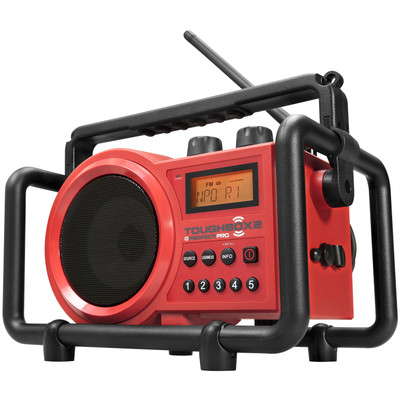 Image of FM Bouwradio PerfectPro Toughbox 2 AUX, Middengolf, FM Spatwaterbestendig, Stofdicht, Stofvast Rood