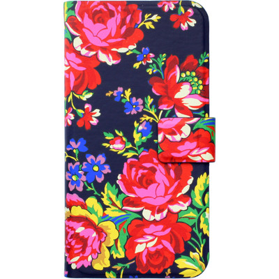 Image of Accessorize Navy Rose Book Case Apple iPhone 5/5S/SE