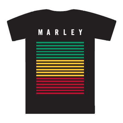 Image of House of Marley T-shirt Rasta Large Zwart