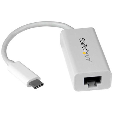Image of Startech USB-C naar gigabit netwerkadapter wit