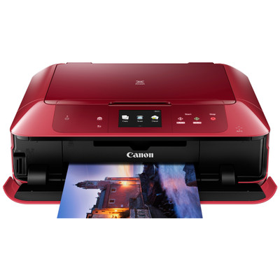 Image of Canon Multifunctional PIXMA MG7752 3 in 1, Netwerk, WiFi (rood)
