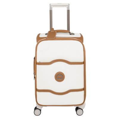 Image of Delsey Châtelet Soft+ 4 Wheel Cabin Trolley Case 55 cm Angora