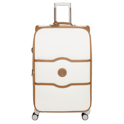 Image of Delsey Châtelet Soft+ 4 Wheel Expandable Trolley Case 75 cm Angora