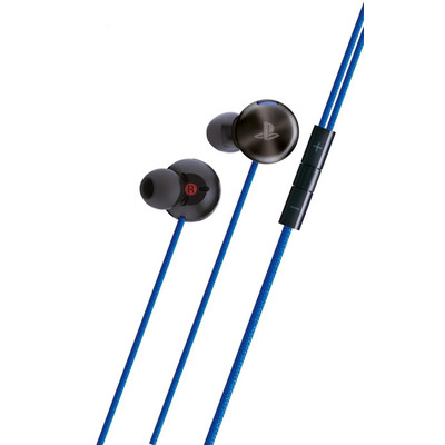Image of Gaming headset Stereo, Kabelgebonden Sony Computer Entertainment PlayStation 4 in-ear stereo-headset In Ear Zwart/blauw