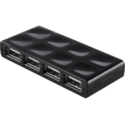 Image of Belkin 4 poorten USB 2.0 hub F5U404CWBLK Zwart