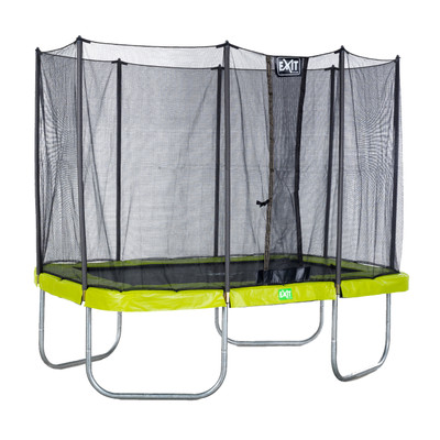 Image of Exit - trampoline twist, rechthoekig, 214 x 305 cm, groen/grijs