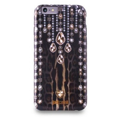 Image of JustCavalli Cover Apple iPhone 6/6s Leo Crystal Zwart
