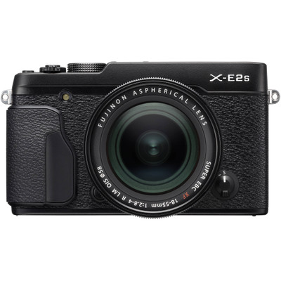 Image of Fuji Finepix X-E2S + XF 18-55mm zwart