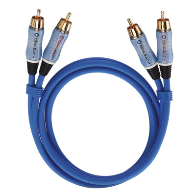 Image of Oehlbach 2700, Beat! 2xrca/2xrca kabel, m/m, 0,50m, blauw