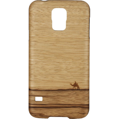 Image of Man&Wood Samsung Galaxy S5 / S5 Neo Case Wood Terra Bruin