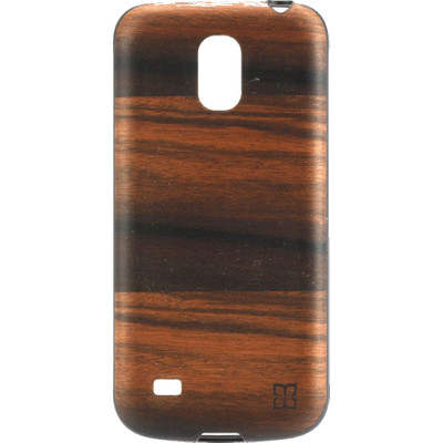 Image of Man&Wood Samsung Galaxy S4 Mini Back case Wood Ebony Bruin