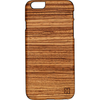 Image of Man&Wood iPhone 6 / 6S Back Case Wood Zebrano Bruin