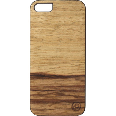 Image of Man&Wood Apple iPhone 5/5S/SE Back Case Wood Terra Bruin