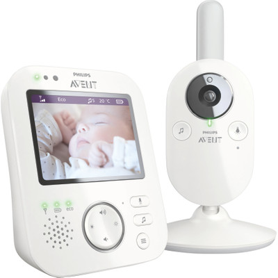 Image of Philips avent - video babyfoon, wit-grijs scd630/26
