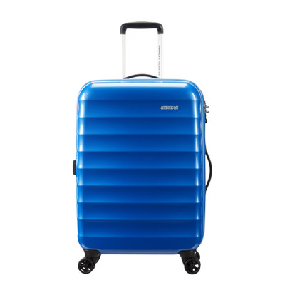 Image of American Tourister PALM VALLEY SPINNER 67/24 BLUE SPARKLE