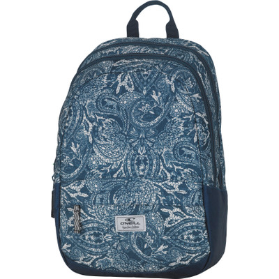 Image of O'Neill Girls Double Backpack Dark Blue Paisley