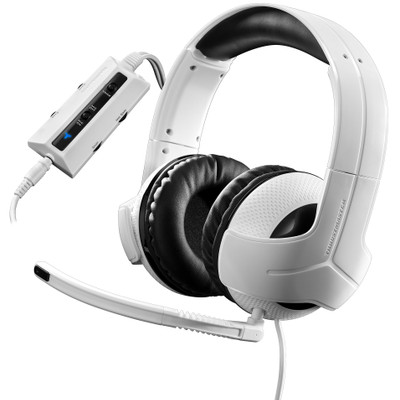 Image of Gaming headset USB, 3.5 mm jackplug Kabelgebonden Thrustmaster Y-300CPX Over Ear Wit, Zwart