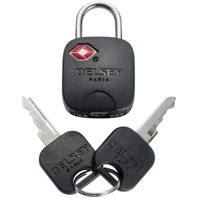Image of Delsey Travel Necessities TSA Key Padlock (USA) Black